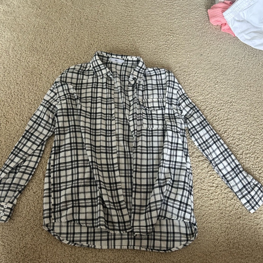 Adika Monochrome Plaid Shirt